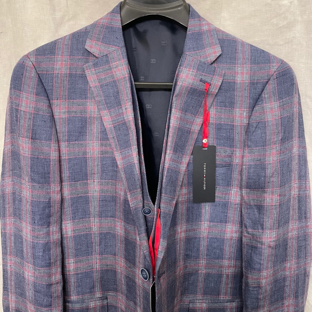 Nwt Tommy Hilfiger % Linen Sport Coat & Vest
